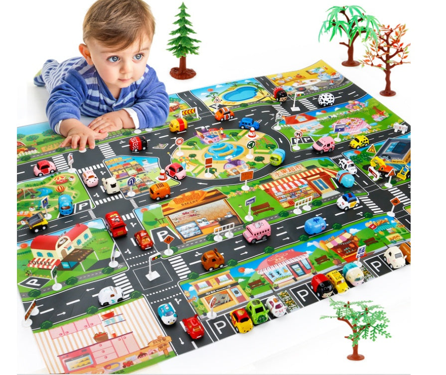 Children’s City Play Mat – Interactive Car & Imagination Adventure Rug