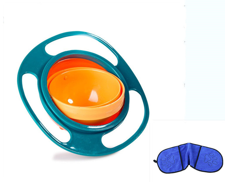 360° Spill-Proof Baby Bowl – Rotating No-Spill Dish for Kids & Toddlers