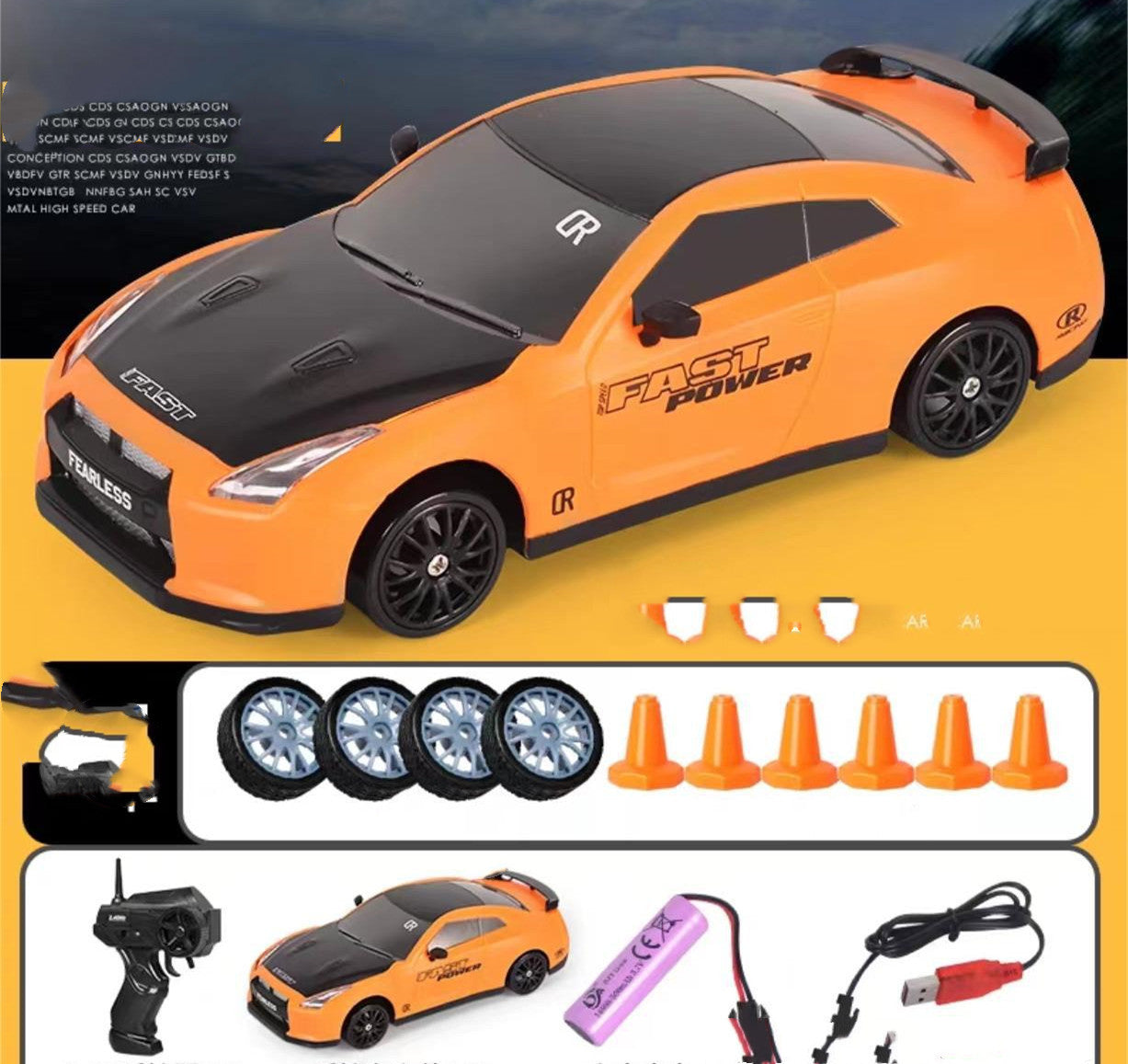 2.4G Drift RC Car – 4WD Remote Control Racing Car