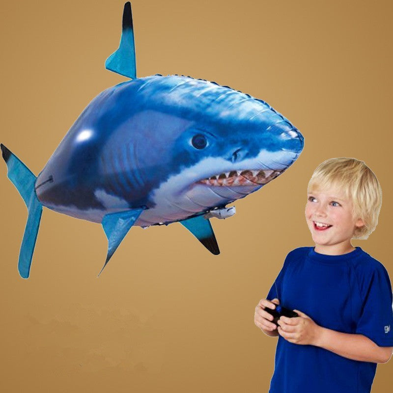 Remote Control Flying Shark – Air Swimming Balloon Toy for Kids & Adults
