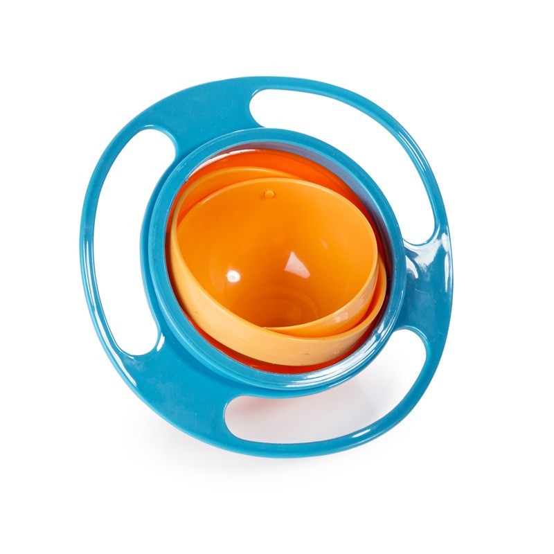 360° Spill-Proof Baby Bowl – Rotating No-Spill Dish for Kids & Toddlers