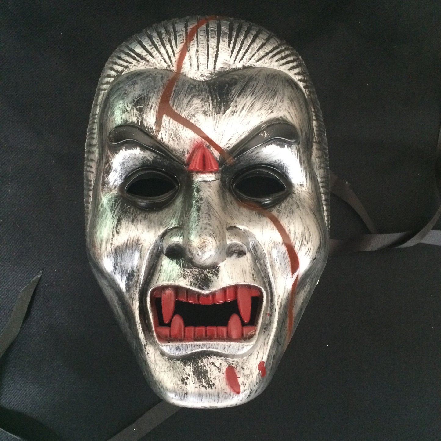 Scary Vampire Mask – Golden, Silver & White Halloween Costume Mask