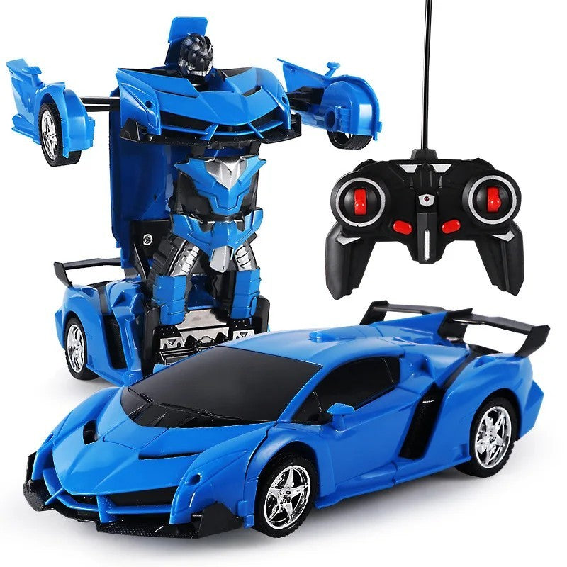 One-Click Transforming RC Car – Remote Control Deformation Vehicle with Lights