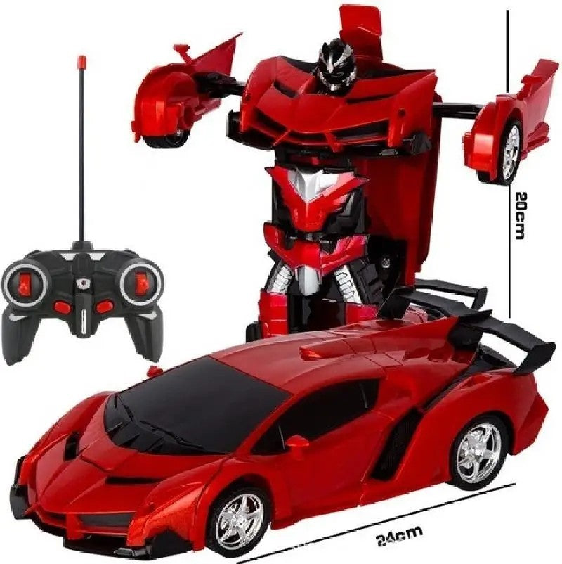 One-Click Transforming RC Car – Remote Control Deformation Vehicle with Lights