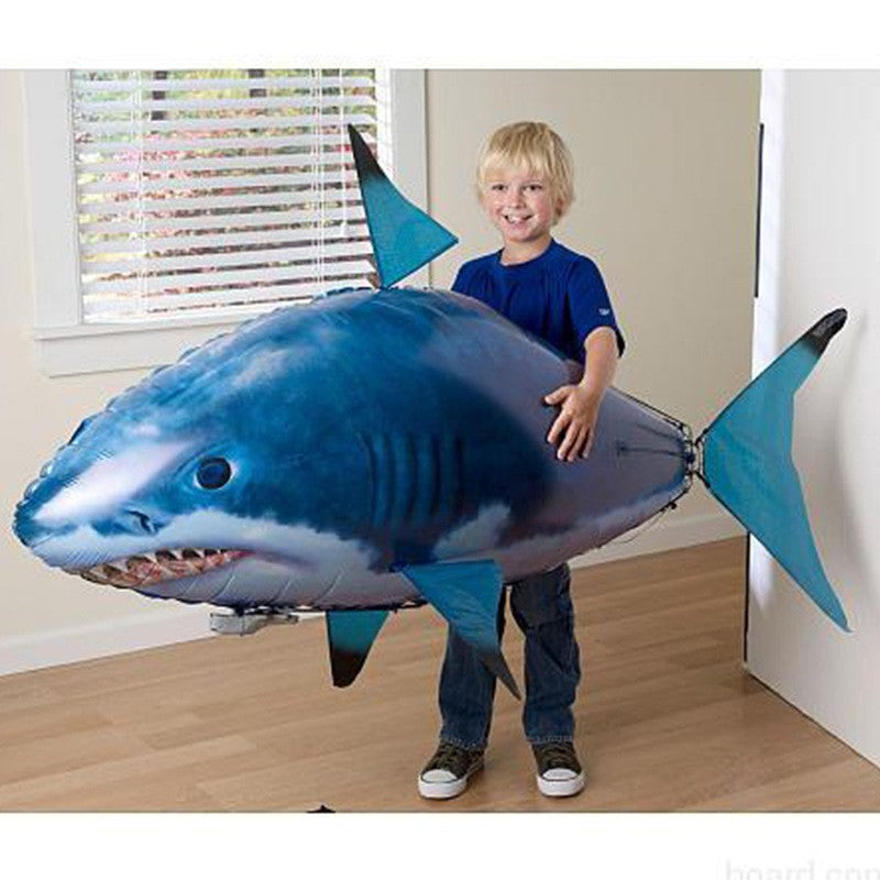 Remote Control Flying Shark – Air Swimming Balloon Toy for Kids & Adults