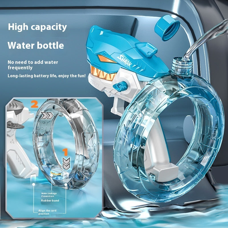 Shark Electric Water Gun – Automatic High-Power Soaker for Summer Fun