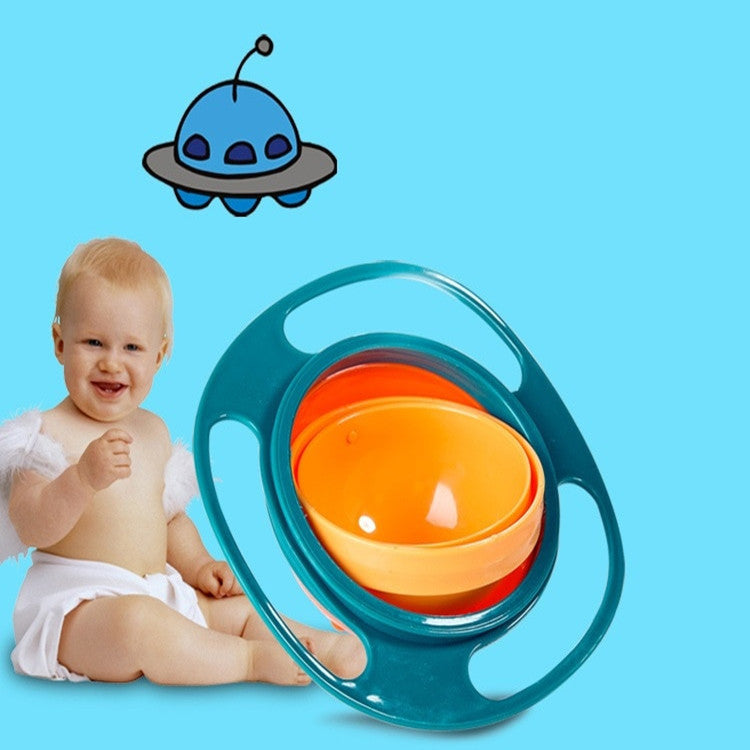 360° Spill-Proof Baby Bowl – Rotating No-Spill Dish for Kids & Toddlers