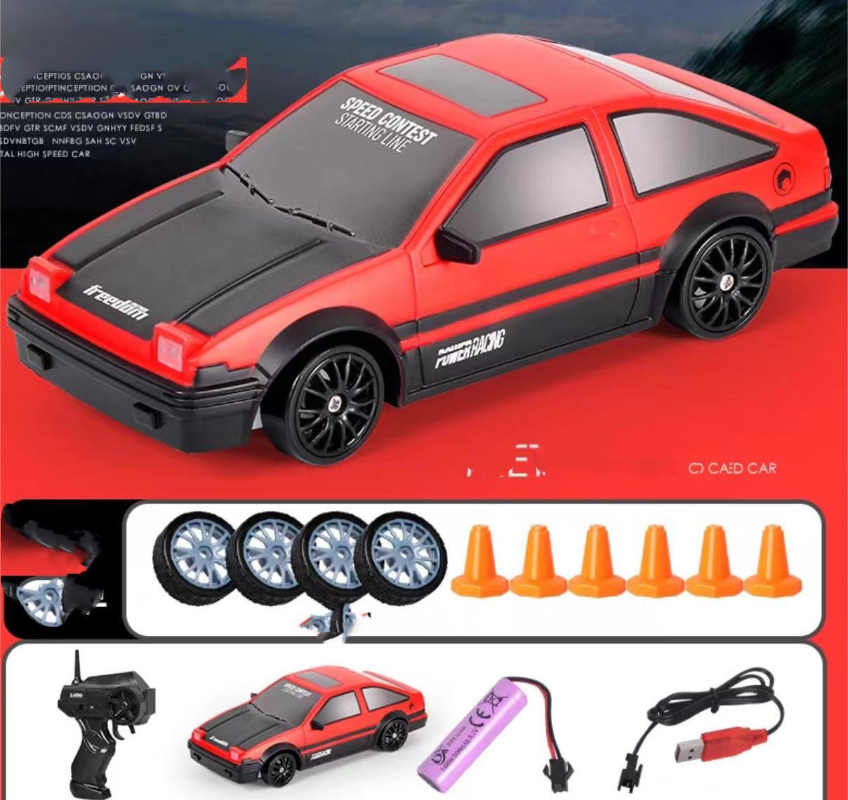 2.4G Drift RC Car – 4WD Remote Control Racing Car