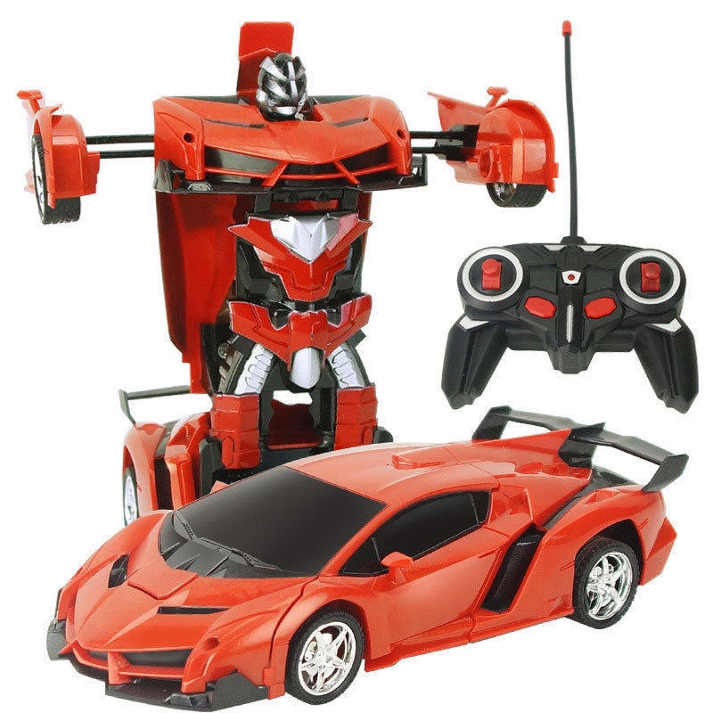 One-Click Transforming RC Car – Remote Control Deformation Vehicle with Lights