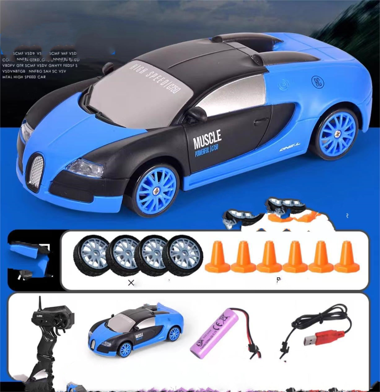 2.4G Drift RC Car – 4WD Remote Control Racing Car