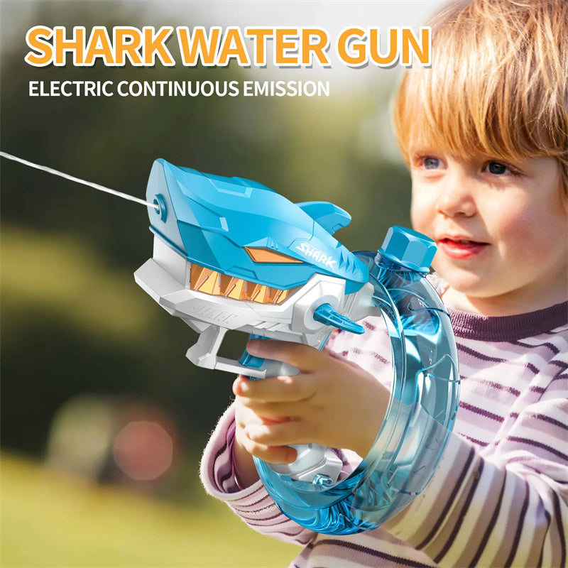 Shark Electric Water Gun – Automatic High-Power Soaker for Summer Fun