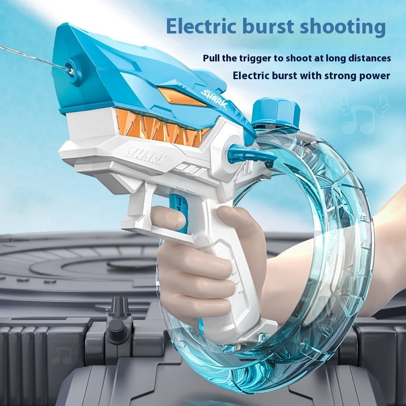 Shark Electric Water Gun – Automatic High-Power Soaker for Summer Fun